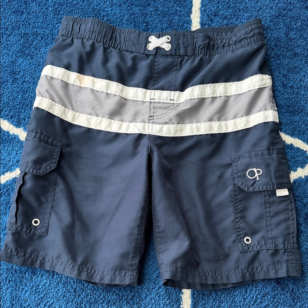 OP brand swim trunks